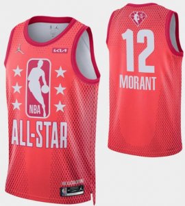 Grizzlies #12 Ja Morant Red 2022 NBA All-Star Jordan Brand Swingman Jersey