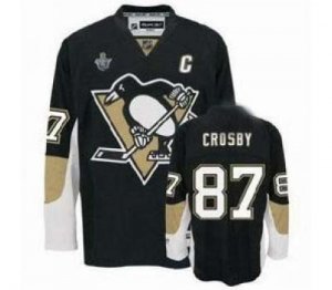 nhl pittsburgh penguins #87 crosby black