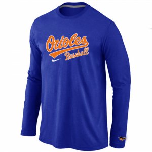 Baltimore Orioles Long Sleeve T-Shirt Blue