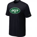 New York Jets Sideline Legend Authentic Logo T-Shirt Black