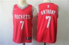Rockets #7 Carmelo Anthony Red Nike Swingman Jersey