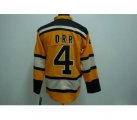 nhl boston bruins #4 orr yellow winter classic