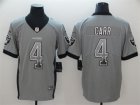 Nike Raiders #4 Derek Carr Gray Drift Fashion Limited Jersey