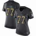 Womens Nike Buffalo Bills #77 Cordy Glenn Limited Black 2016 Salute to Service NFL Jersey