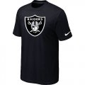 Oakland Raiders Sideline Legend Authentic Logo T-Shirt Black