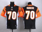 Nike Cincinnati Bengals #70 Cedric Ogbuehi Black jerseys(Elite)