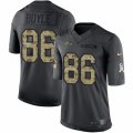 Mens Nike Baltimore Ravens #86 Nick Boyle Limited Black 2016 Salute to Service NFL Jersey