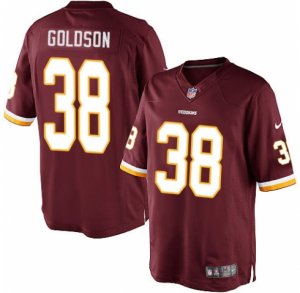 Men\'s Nike Washington Redskins #38 Dashon Goldson Limited Burgundy Red Team Color NFL Jersey