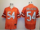 Nike nfl Chicago Bears #54 Brian Urlacher Orange Elite jerseys