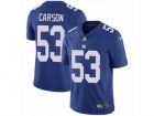 Mens Nike New York Giants #53 Harry Carson Vapor Untouchable Limited Royal Blue Team Color NFL Jersey