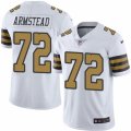 Mens Nike New Orleans Saints #72 Terron Armstead Limited White Rush NFL Jersey