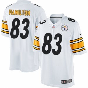 Men\'s Nike Pittsburgh Steelers #83 Cobi Hamilton Limited White NFL Jersey