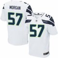 Men's Nike Seattle Seahawks #57 Mike Morgan Elite White NFL Jersey