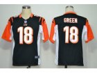 Nike NFL cincinnati bengals #18 green black Game Jerseys