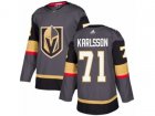 Youth Adidas Vegas Golden Knights #71 William Karlsson Authentic Gray Home NHL Jersey