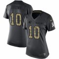 Womens Nike Carolina Panthers #10 Corey Brown Limited Black 2016 Salute to Service NFL Jersey