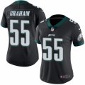 Women's Nike Philadelphia Eagles #55 Brandon Graham Limited Black Rush NFL Jersey