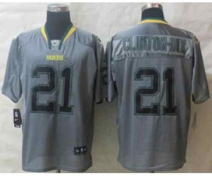 Nike jerseys green bay packers #21 clinton-dix grey[Elite lights out][clinton-dix]