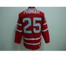 nhl team canada #25 pronger 2010 olympic red