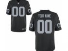 Men's Nike Oakland Raiders Customized Elite Team Color Jerseys