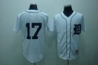 mlb detroit tigers #17 mcclain m&n white