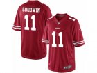 Mens Nike San Francisco 49ers #11 Marquise Goodwin Limited Red Team Color NFL Jersey