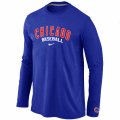 Chicago Cubs Long Sleeve T-Shirt Blue