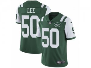 Mens Nike New York Jets #50 Darron Lee Vapor Untouchable Limited Green Team Color NFL Jersey