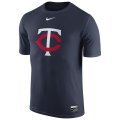 MLB Men's Minnesota Twins Nike Authentic Collection Legend T-Shirt - Navy