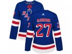 Women Adidas New York Rangers #27 Ryan McDonagh Royal Blue Home Authentic Stitched NHL Jersey