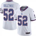 Nike Giants #52 Alec Ogletree White Color Rush Limited Jersey