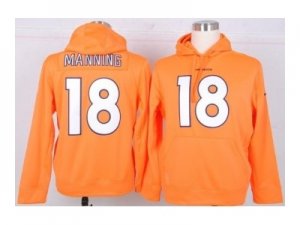 Nike jerseys denver broncos #18 manning orange[pullover hooded sweatshirt]