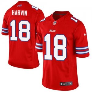 Nike Buffalo Bills #18 Percy Harvin Red Jerseys(Elite)