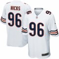 Men's Nike Chicago Bears #96 Akiem Hicks Game White NFL Jersey