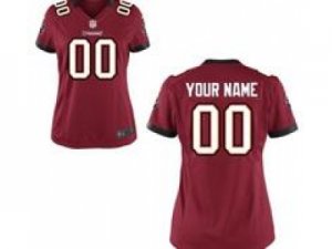 Women\'s Nike Tampa Bay Buccaneers Customized Game Team red Jerseys