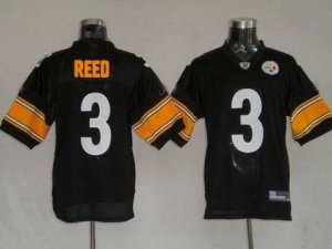 nfl pittsburgh steelers #3 reed black