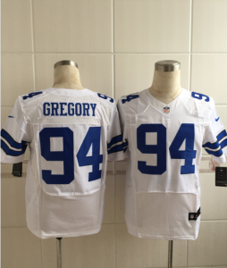 Nike Dallas Cowboys #94 GREGORY white jerseys(Elite)