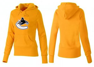 NHL Women Vancouver Canucks Logo Pullover Hoodie 7