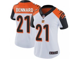 Women Nike Cincinnati Bengals #21 Darqueze Dennard Vapor Untouchable Limited White NFL Jersey