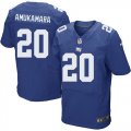 Nike New York Giants #20 Prince Amukamara Royal Blue Jerseys(Elite)