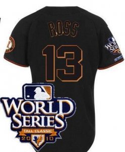 2010 World Series San Francisco Giants #13 Cody Ross black