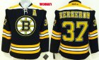 Women NHL boston bruins #37 bergeron black jerseys