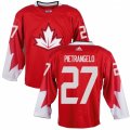 Youth Adidas Team Canada #27 Alex Pietrangelo Authentic Red Away 2016 World Cup Ice Hockey Jersey