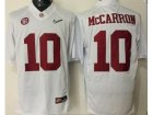 Alabama Crimson Tide #10 AJ McCarron White Limited Stitched NCAA Jersey