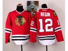 NHL Chicago Blackhawks #12 Peter Regin Red 2014 Stadium Series 2015 Stanley Cup Champions jerseys