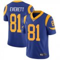 Nike Rams #81 Gerald Everett Royal Alternate Vapor Untouchable Limited Jersey