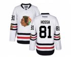 Youth Reebok Chicago Blackhawks #81 Marian Hossa 2017 Winter Classic White Stitched NHL Jersey