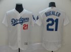 Dodgers #21 Walker Buehler White Flexbase Jersey