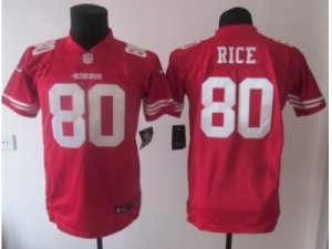 Nike NFL Youth San Francisco 49ers #80 Jerry Rice Red Jerseys