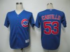 mlb Chicago Cubs #53 Castillo Blue